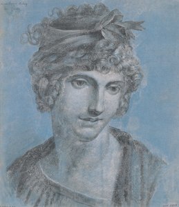 マダム・オーブリー（1748-93）グージのオリンピア、1784（アクアチント） 作： French School